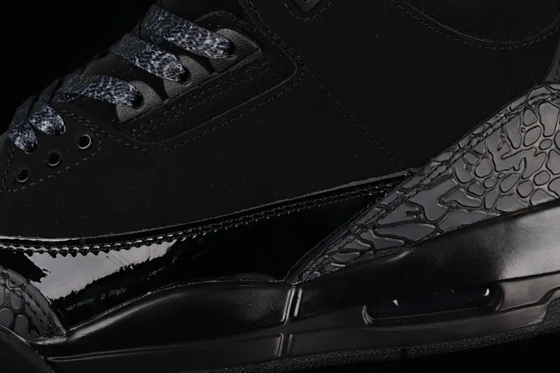 All categories Air Jordan Jordan series basketball shoes Air Jordan 3 Air Jordan 3 "Black Cement" AJ3 Joe 3 matte black cement 136064-002